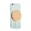 Magnetic bamboo wireless charger