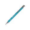 Budget Metal Push Button Pen in Light Blue
