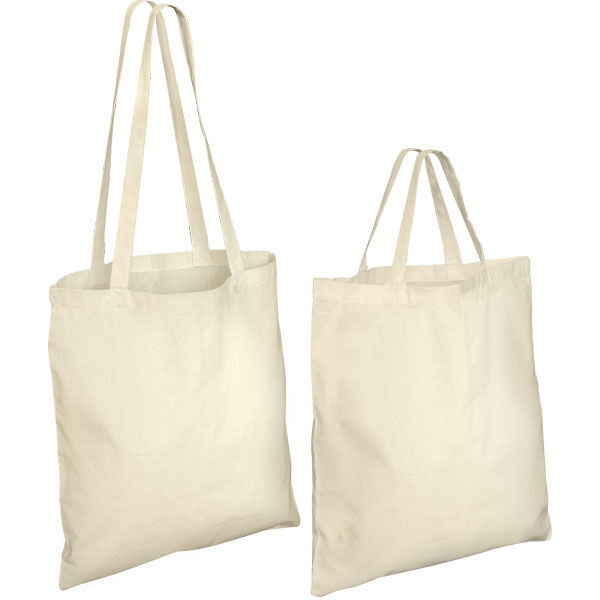 Branded Natural Cotton Shopping Bags