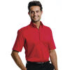 Kustom Kit Men's Short Sleeve Corporate Oxford Shirt (Red)