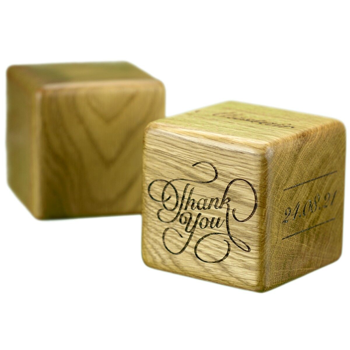 Wooden Message Cube
