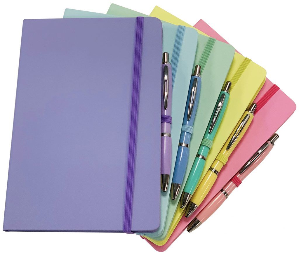 Pastel Notebook & Pen Set