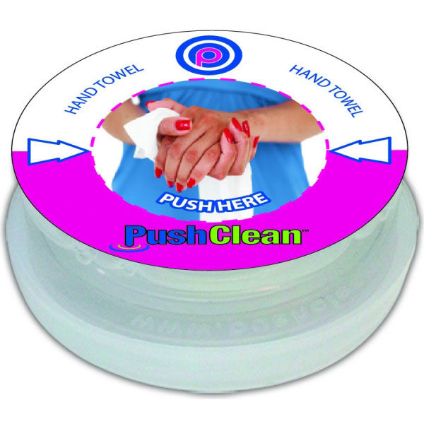 Custom Printed Push Clean Hand Wipes 