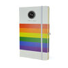 Rainbow Mole Notebook (with sample branding at top)