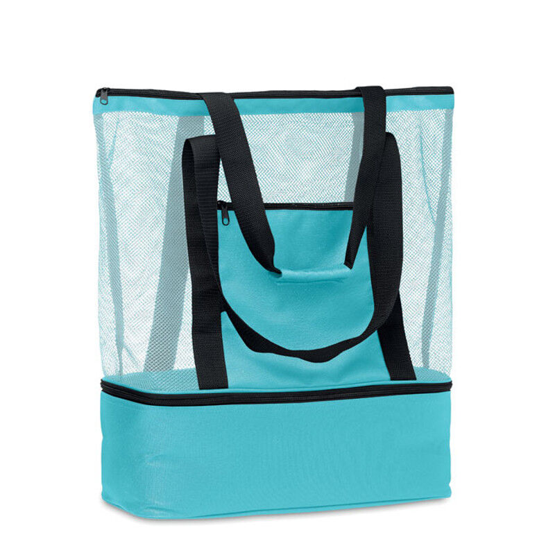 Recycled beach bag with cooler