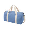 Recycled cotton and polyester duffel bag