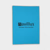Recycled Paper and Card A5 Notebook in Light Blue