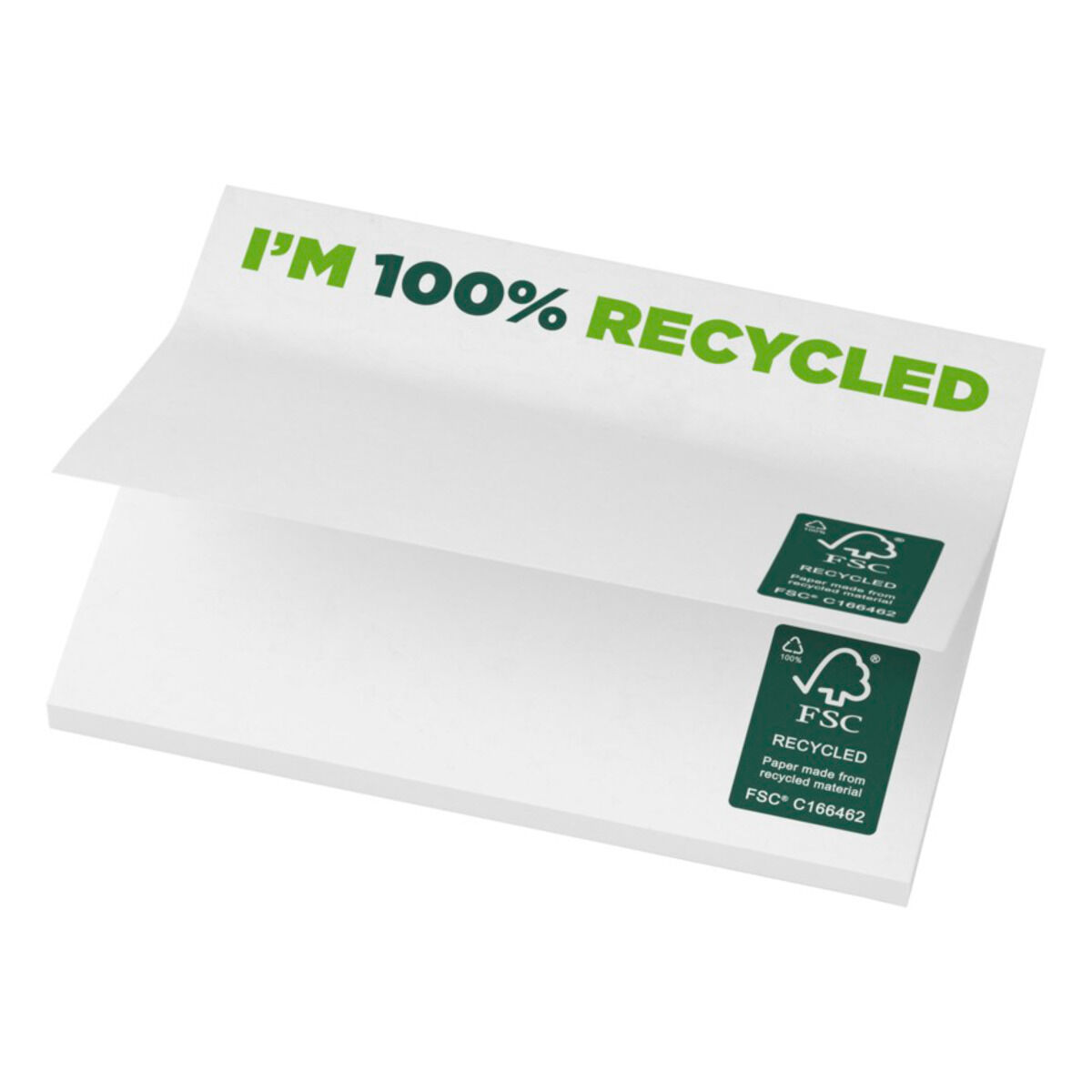 Recycled Sticky Notepad 100 x 75 mm