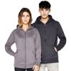 Unisex Salvage Recycled Zipped Hoody - Heather & Black