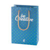Small custom-made paper shopping bag (sample branding)
