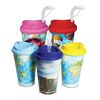 Full Colour Hot & Cold Takeaway Mug with Straw