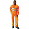 Hi Visibility Safety Workwear Coverall Orange