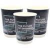 120z double walled compostable paper cups
