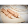 All-natural skipping rope with wood handles