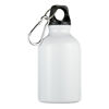 Drinking Bottle with Carabiner (300ml) - White