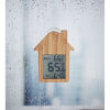 Bamboo House-Shaped Thermometer
