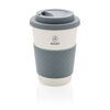 Bamboo Takeaway Cup White Grey