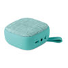 Square Fabric Covered Bluetooth Speaker with rubber backing