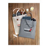 Organic Canvas Shopping Bag (Grey Natural)