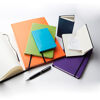 A5 leather covered notebooks - colours