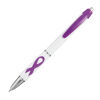 Ribbon Design Promotional Pen - Purple