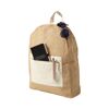 Natural Jute & Cotton Backpack