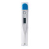 Digital thermometer in clear plastic protective case