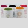 Coloured Engraved Ceramic Mugs