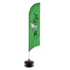Feather Flag Curved Shape
