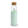 Glass Bottle with Bamboo Lid & Silicone Sleeve Glass Bottle with Bamboo Lid & Silicone Sleeve