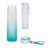 Borosilicate Glass Water Bottle White & Gradient Blue