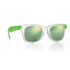 Green mirror lens sunglasses
