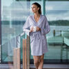 Women's Hotel Wrap Robe (Heather Grey)