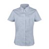 Kustom Kit Ladies' Short Sleeve Corporate Oxford Shirt (Silver Grey)