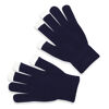Logo Embroidered Touch Screen Gloves - Blue