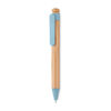 Ball pen made from Bamboo, Wheat & Straw Blue