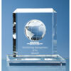 Optical Crystal Rectangle Globe Award