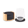 Recycled Plastic Coasters in Bamboo Caddy Recycled Plastic Coasters in Bamboo Caddy