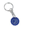 Trolley Coin Keyring in Recycled Plastic