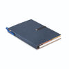Recycled Tabbed Notebook & Pen Navy Blue