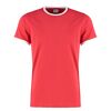 Contrast Ring Tee in Red/White