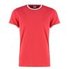 Contrast Ring Tee in Red/White Contrast Ring Tee in Red/White