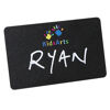 Reusable Blackboard Name Badges (sample branding)