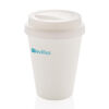 Reusable Double Walled Takeaway Cup in White