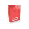 PP rope handled shoppers - red