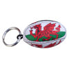 Rugby Ball Shaped Keyrings