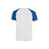 Clique Raglan T-shirt (Back - White / Royal Blue)