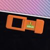 Biodegradable Webcam Cover in Orange Colour