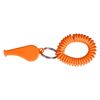 Whistle with Spiral Wrist Cord Orange