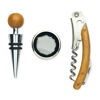 Wine set in bamboo box includes a corkscrew Wine set in bamboo box includes a corkscrew